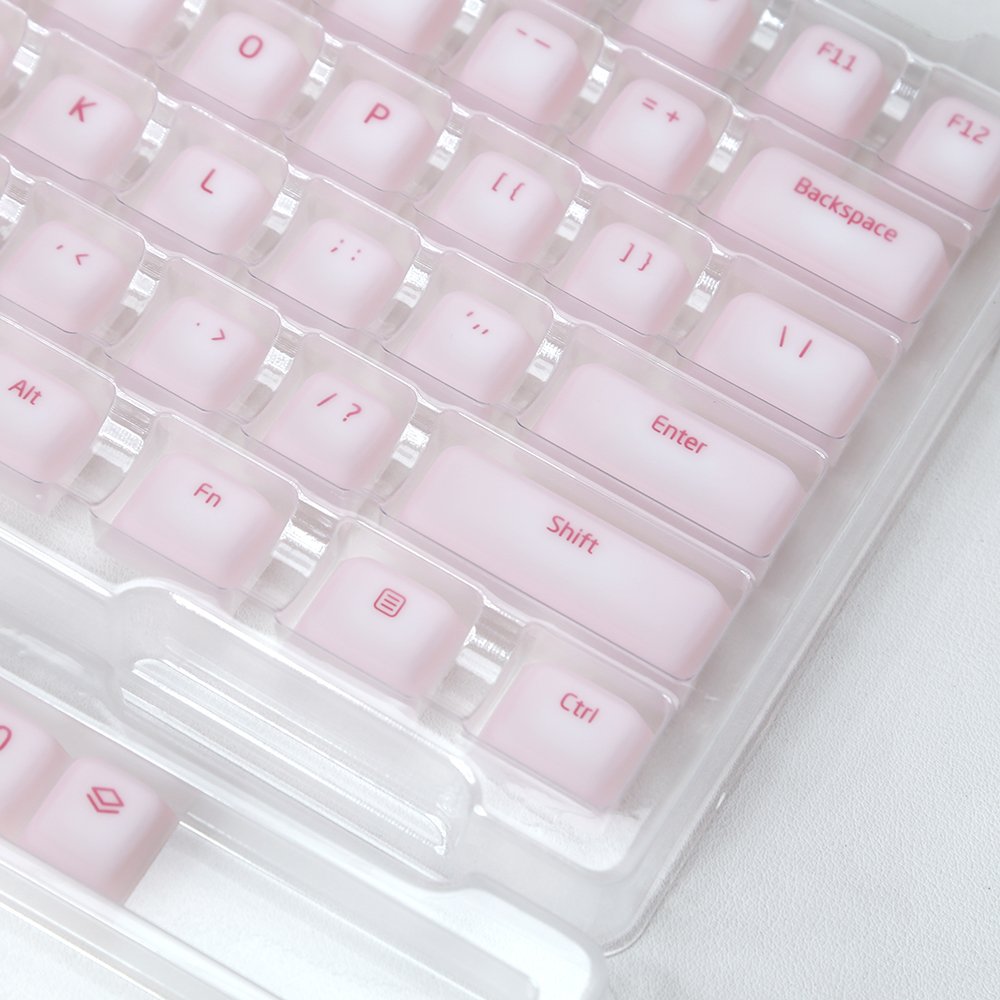 Nogi Soft Silicone Pudding Keycap PC Cherry Translucent for 60/64/84/98/108 Gaming Mechanical Keyboard MX Switch