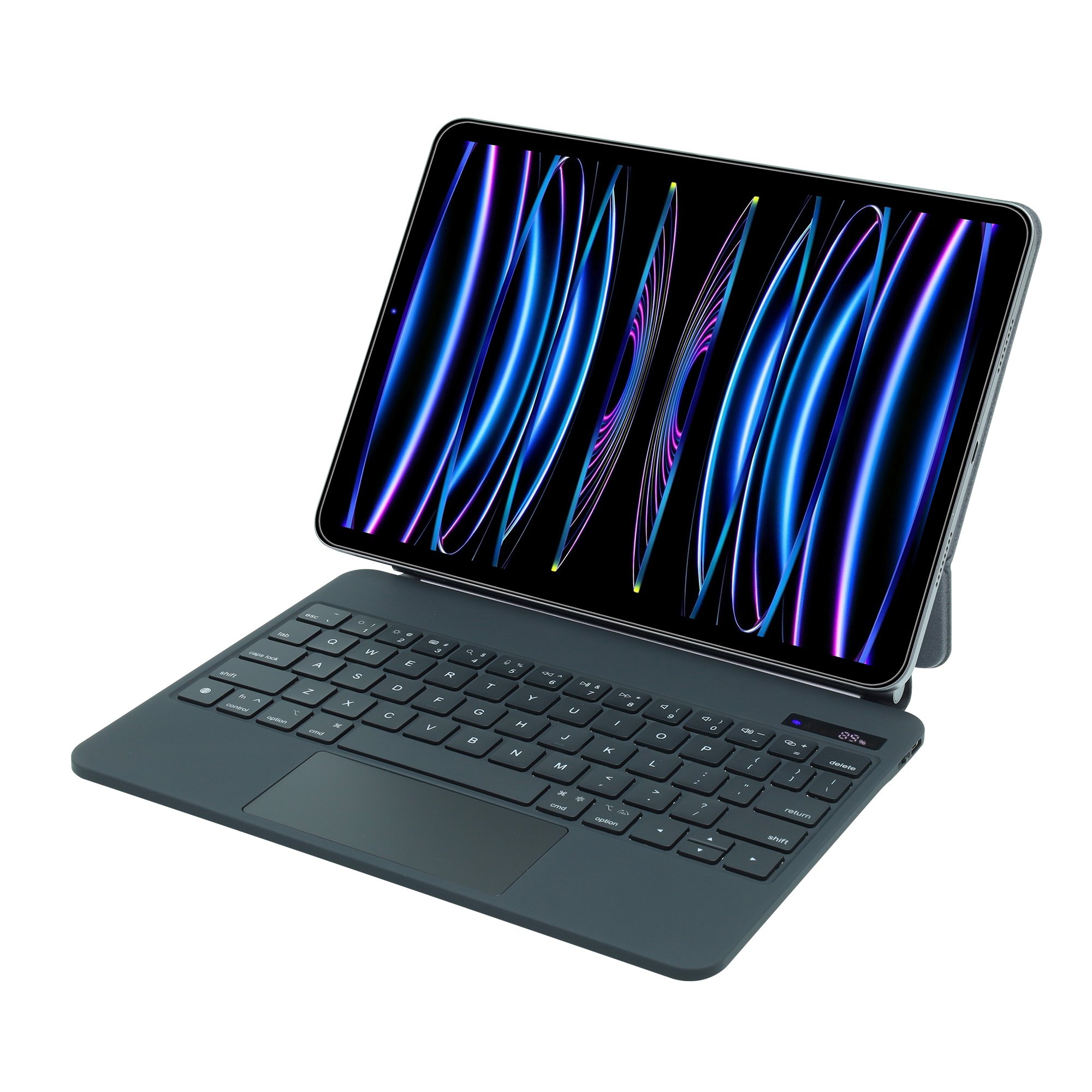 FOR Apple Magic Keyboard (Wireless, Rechargeable) for iPad Pro11/12.9/Air 10.9 Magnet Adsorp Bluetooth Trackpad Keyboard Type-C