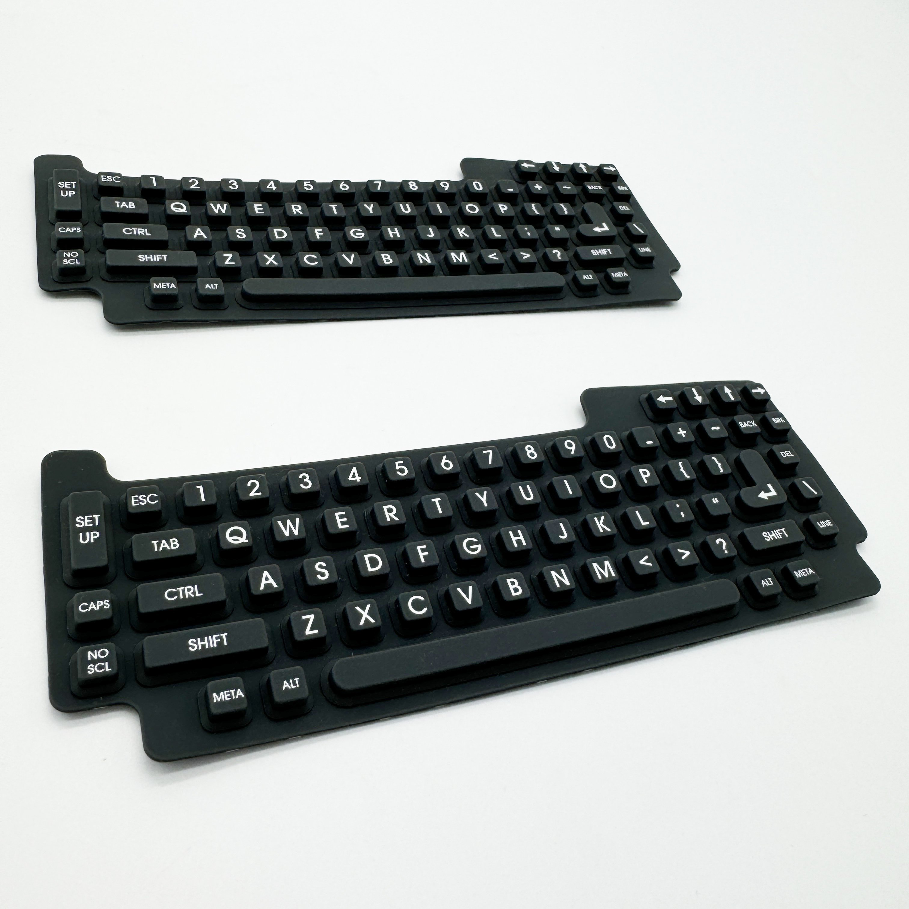 OEM ODM.Customized mini silicone keyboard keys, professional screen printing technology according to drawings to make molds