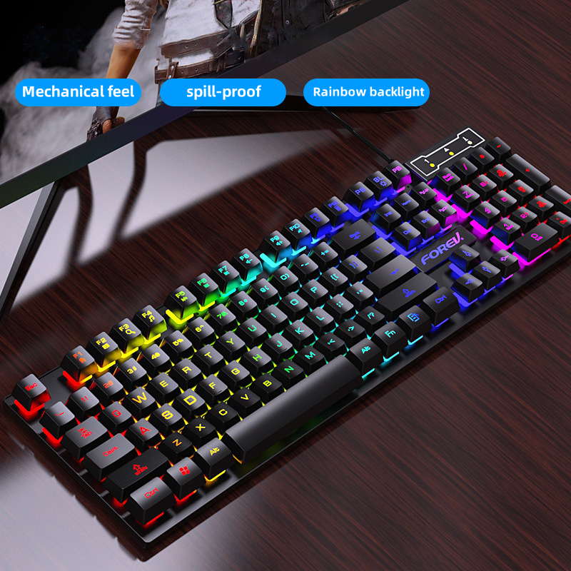 Ergonomic Desktop Gaming Keyboard Panel PC with USB 3.0 Interface Membrane Mechanical Switch Button Price Key Features