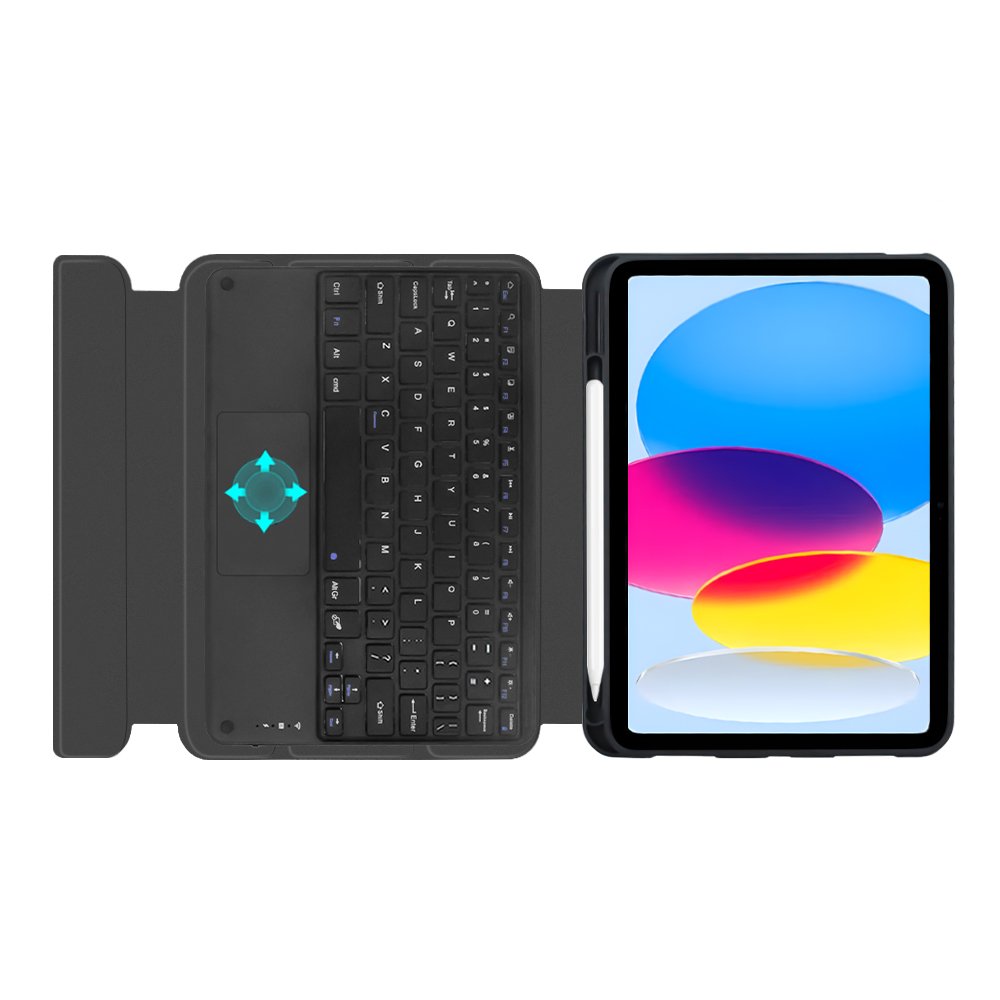 For Ipad 10th 10.9'' 2022 Detachable Wireless Keyboard case with Touchpad Pen slot Magnetic Attached Cover