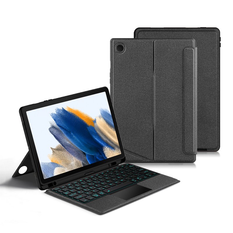 Keyboard Case For Samsung Tab S7 S8 PLUS S7FE 12.4 A8 X205 A7 T500 S6 Lite Keyboards Magnetic Cover With Pencil Holder