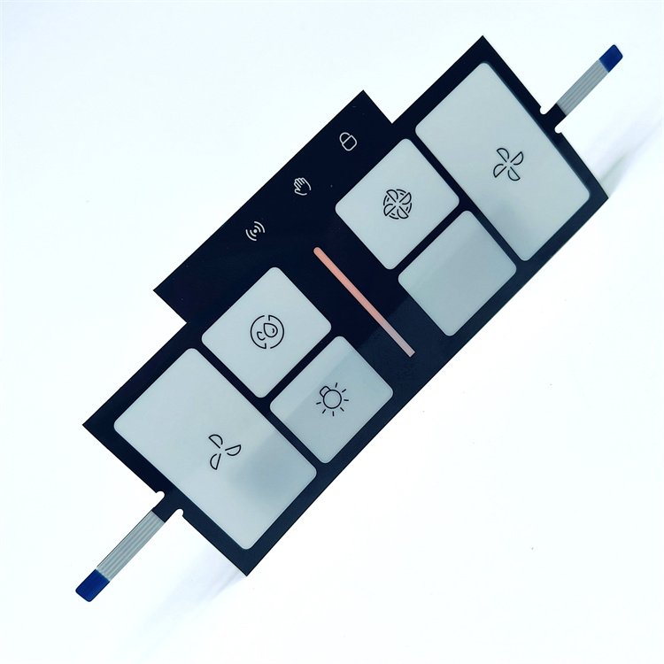 China Custom thin durable smart home appliance Capacitive Touch Button Keypad with glue