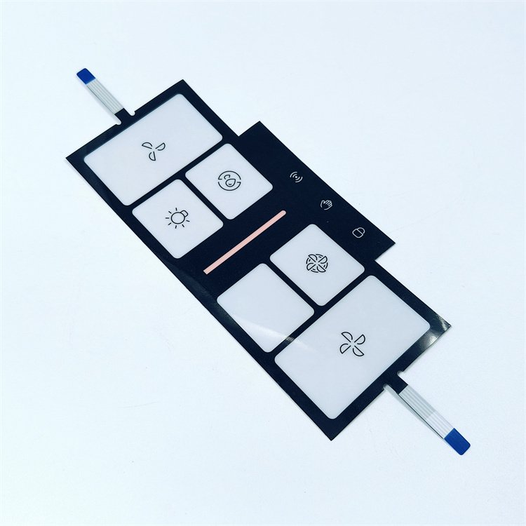 China Custom thin durable smart home appliance Capacitive Touch Button Keypad with glue