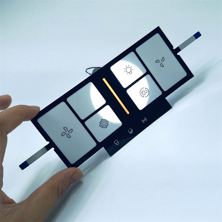 China Custom thin durable smart home appliance Capacitive Touch Button Keypad with glue