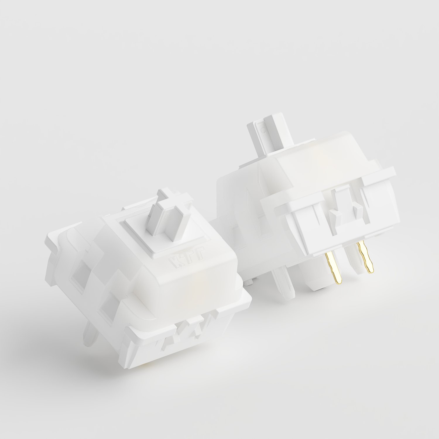 KTT CONTENT Baby White Baby Series Linear 43g 2023new arrival Hot Sale mechanical keyboard switch 5Pin good quality