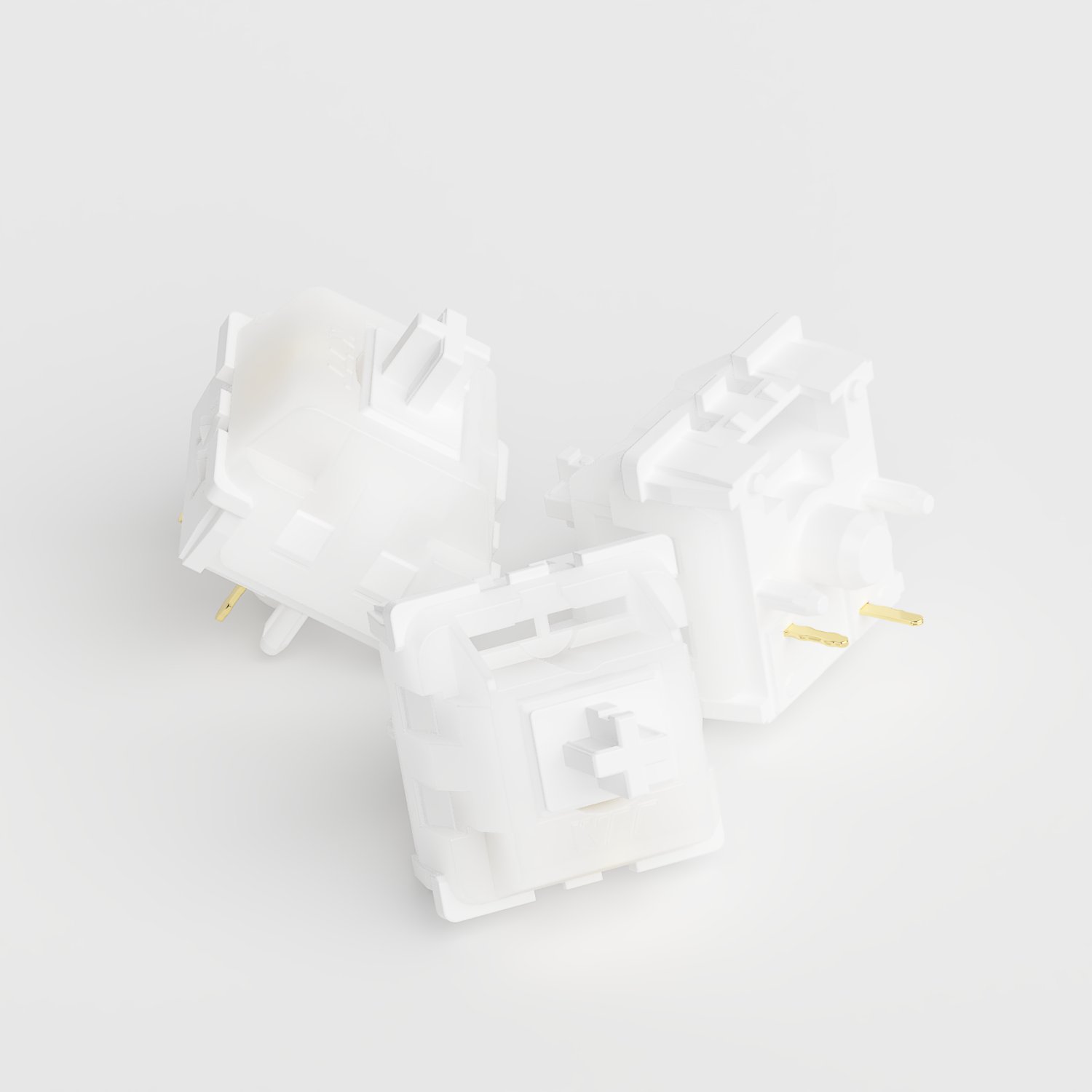 KTT CONTENT Baby White Baby Series Linear 43g 2023new arrival Hot Sale mechanical keyboard switch 5Pin good quality