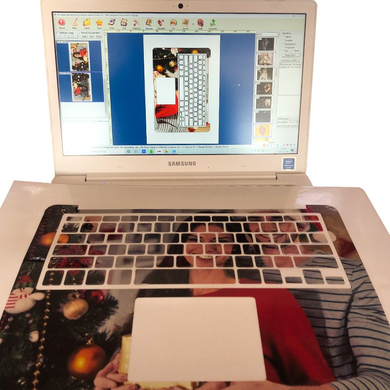 Daqin Custom PC Keyboard Cover Back Skin Cutting Laptop Stickers Laptop Skin Printing Keyboard Sticker