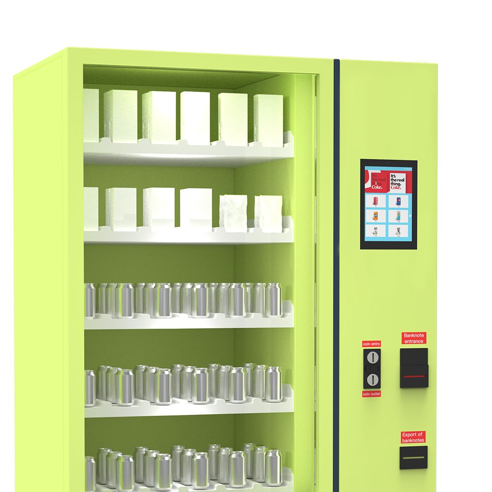 HMI Kiosk 8/10 Inch NFC-Enabled Tap to Pay Embedded in Beverage Drink Snack Vending Machine Android Tablet