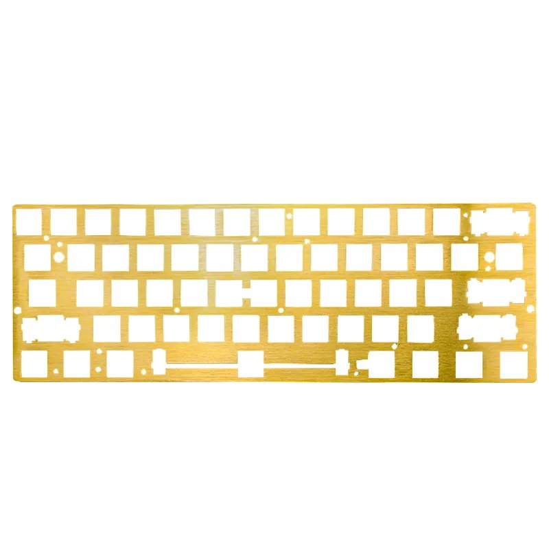 Machining Precision custom Multicolor anodized Aluminum keyboard plate Cnc machining Mechanical Keyboard case panel cover