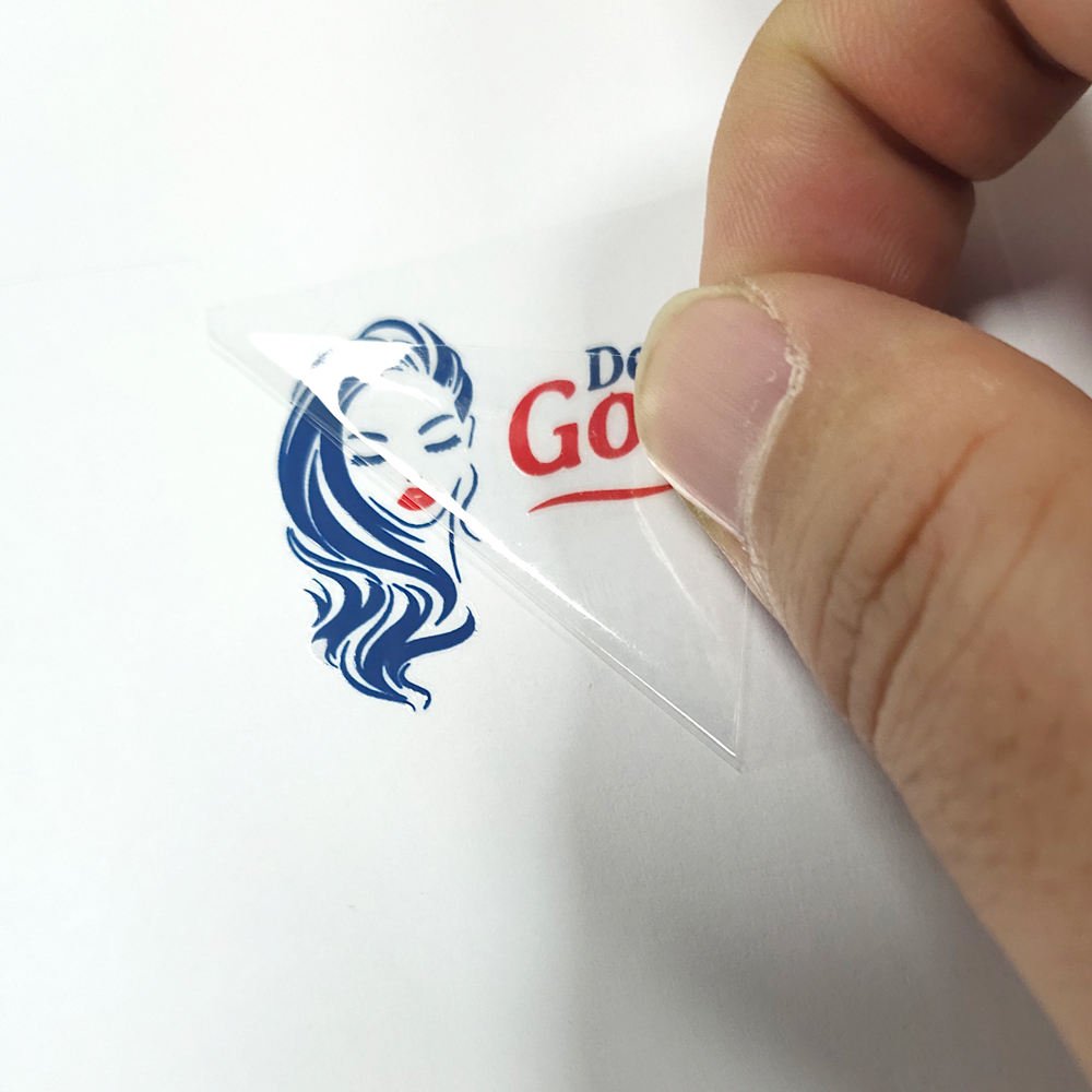 DIY Logo Labels Custom 3D Personalized Character portrait Box Waterproof Decals UV Transfer Stickers