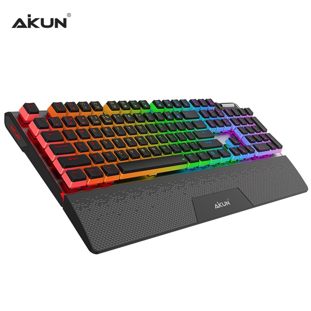Aikun GX922WR Professional Wireless Mechanical Gaming Keyboard - RGB Backlight - OUTEMU 50 Million Switches Aluminum Structure
