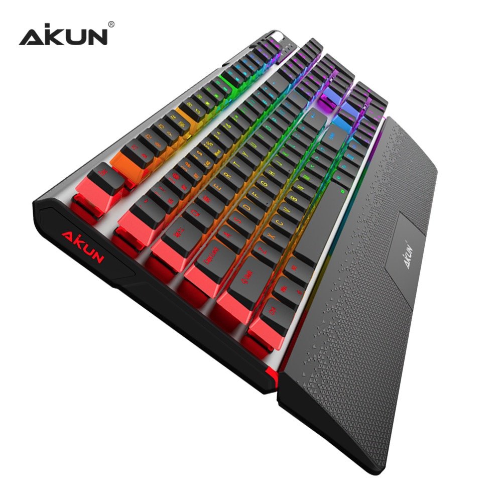 Aikun GX922WR Professional Wireless Mechanical Gaming Keyboard - RGB Backlight - OUTEMU 50 Million Switches Aluminum Structure