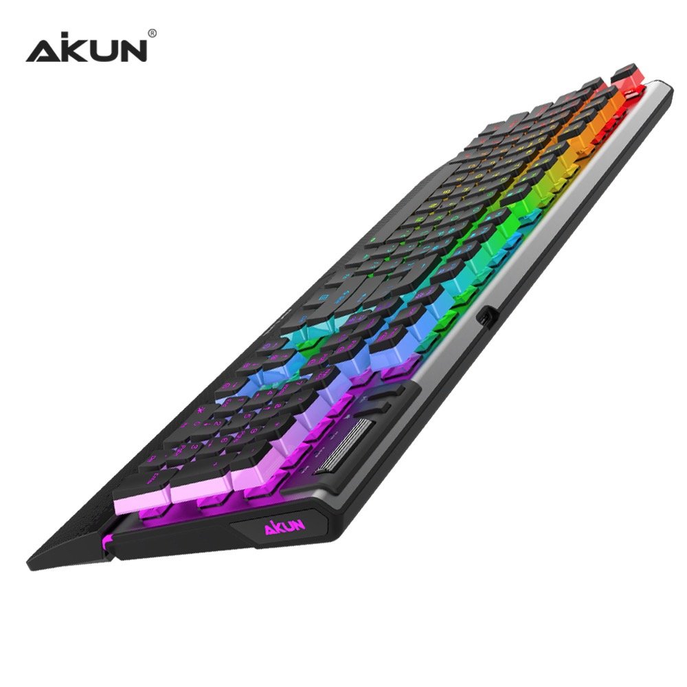 Aikun GX922WR Professional Wireless Mechanical Gaming Keyboard - RGB Backlight - OUTEMU 50 Million Switches Aluminum Structure