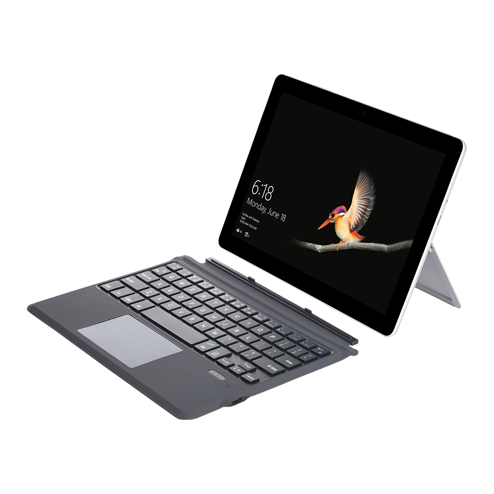 Type Cover Ultra-Slim Portable Rechargeable BT Wireless Keyboard with Touchpad for Surface Go1 2 3 4