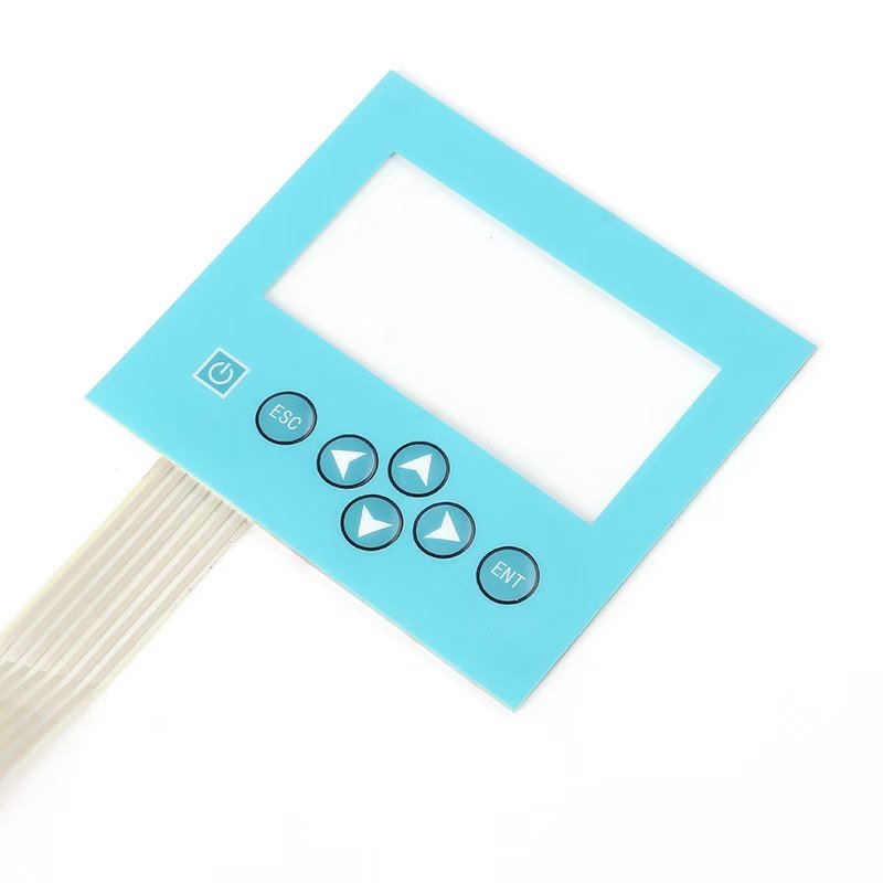 Custom Membrane Switches Inverter Film Control Panels with Embossed Button Tactile Silicone Keypad/Keyboard Switches