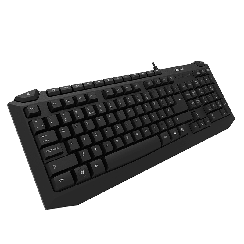 Professional GX3310 Gamer Rubber Dome Keyboard 104 Keys Blue Switches RGB Backlight Keyboard