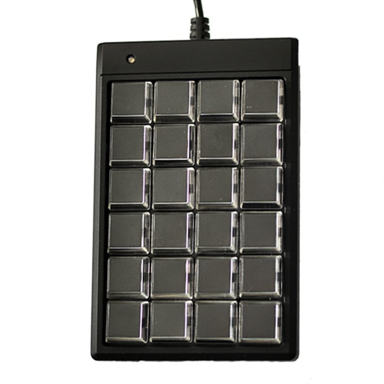 Mini 24 keys Numeric Keyboard Mechanical Programmable Usb Keypad