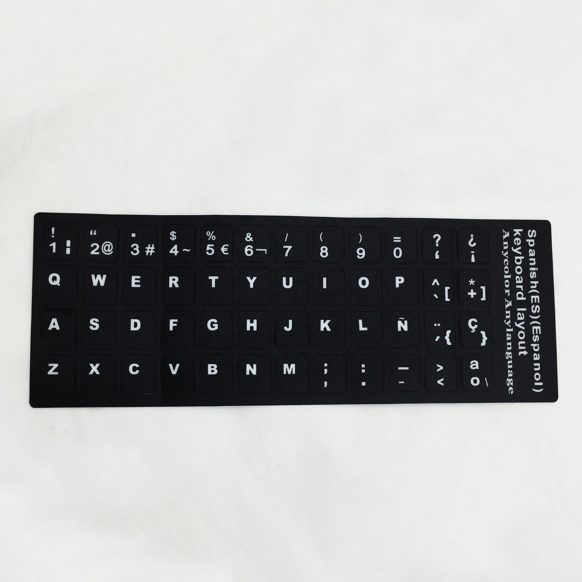 Factory price wholesale Russian/Korean/Japanese/Germany/Spanish keyboard sticker for laptop covers
