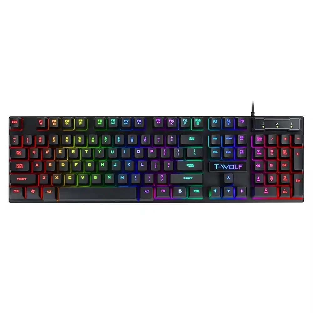 2022 hot selling colorful backlighting rgb Keyboard 104keys gaming Lamp Clavier for computer laptop keyboard