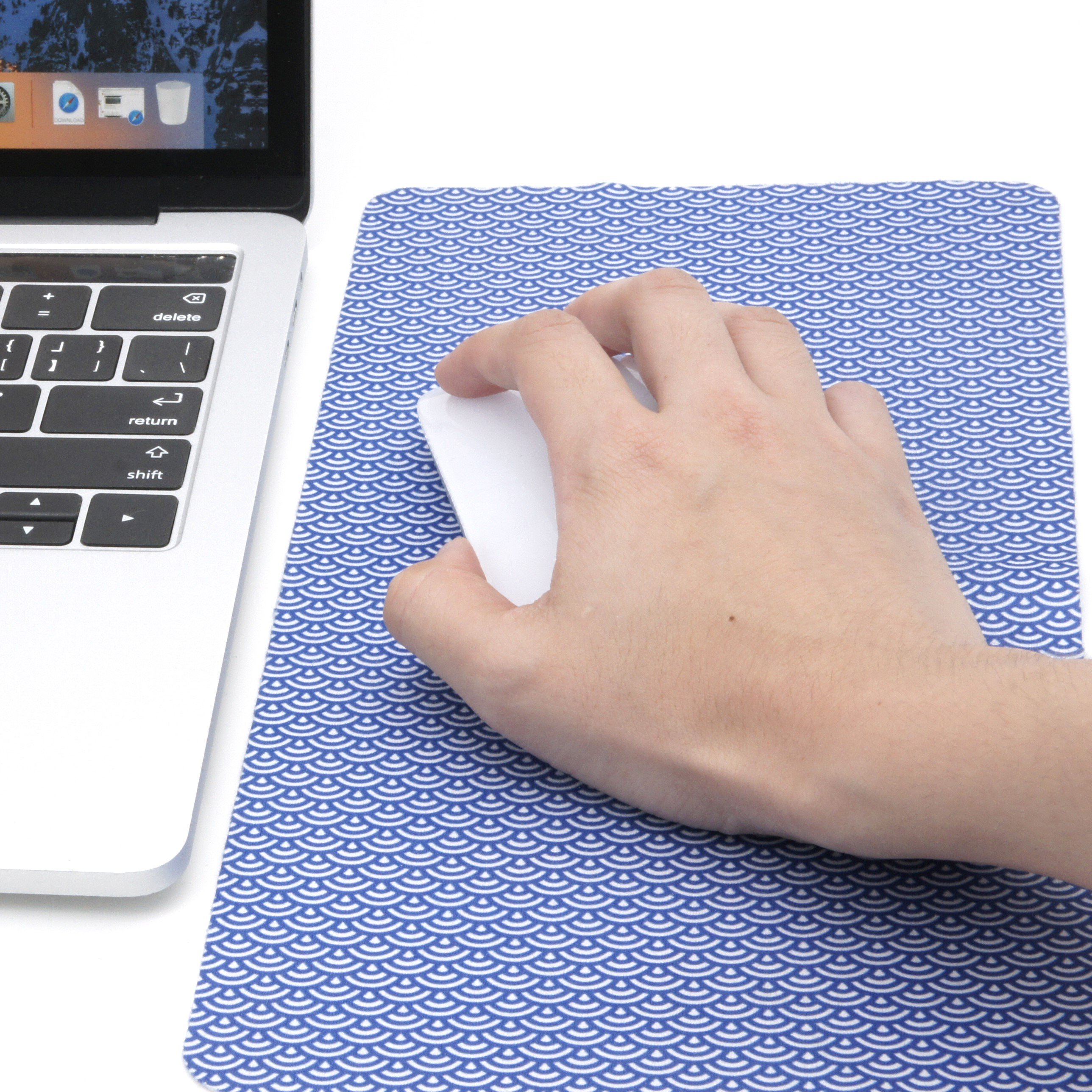 3 in 1 Custom Size and Printing Non Slip Screen Cleaning Cloth Keyboard Cover Mouse Pad for Home Office Mouse Use