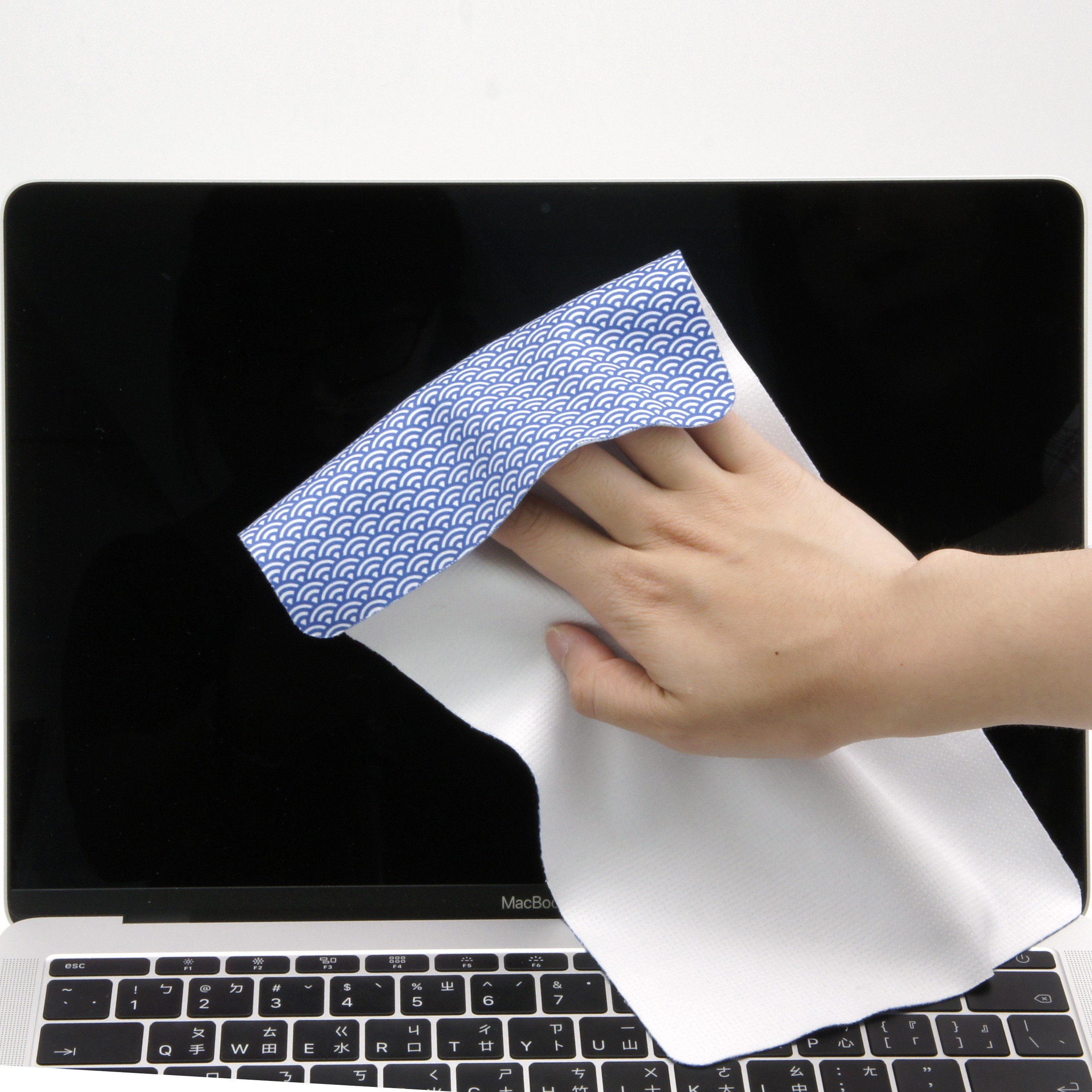 3 in 1 Custom Size and Printing Non Slip Screen Cleaning Cloth Keyboard Cover Mouse Pad for Home Office Mouse Use