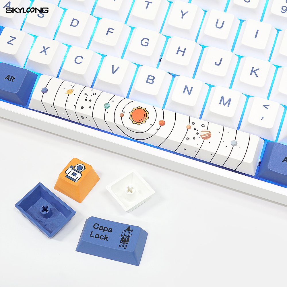 custom pudding keycaps acrylic case Mechanical gaming keyboard with optical hot swap Gateron switch
