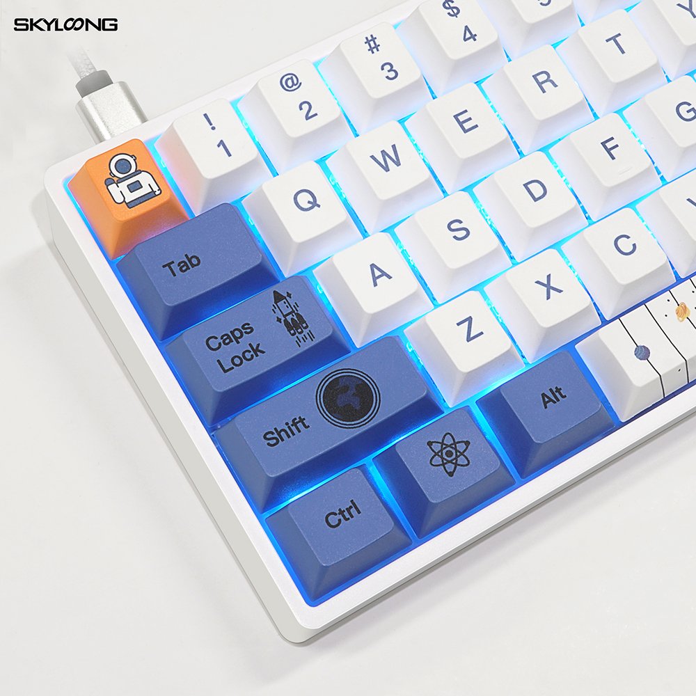 custom pudding keycaps acrylic case Mechanical gaming keyboard with optical hot swap Gateron switch