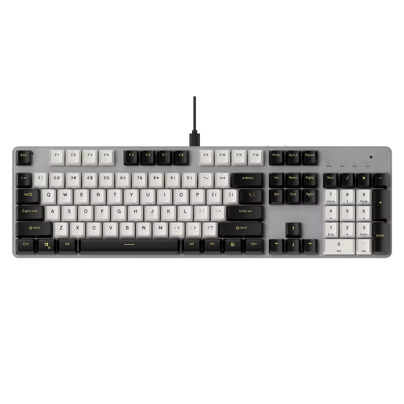 AMZ Hot Sale 104 Keys Red Switch Mechanical Keyboard Teclado Gamer Ergonomic Computer Rainbow Backlit Gaming Mechanical Keyboard