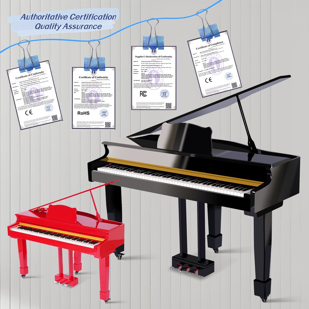Pure Piano Baby Grand Piano Electronic Digital Piano Professional Exam Practice Showroom Stage Music Performance A880