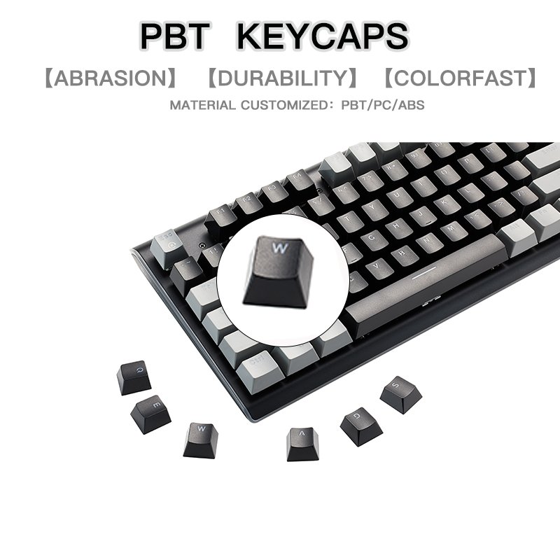 104keys PBT Keycaps USB Type-C Wired Connection Kailh White Swith Mechanical Gaming Keyboard For Desktop Laptop