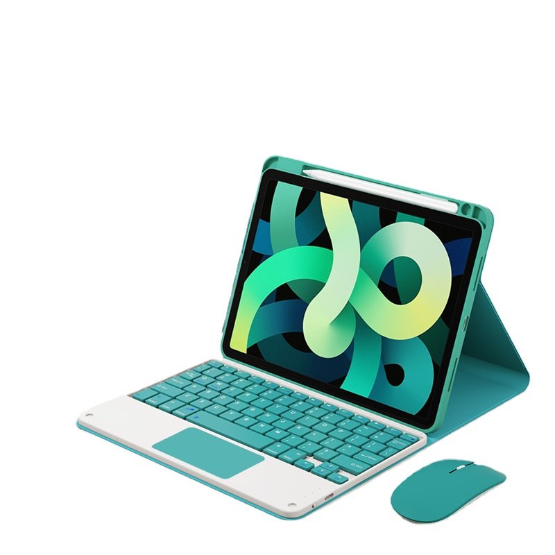 iPad Wireless Keyboard Case for iPad 7/8/9/10th Generation Pro11/Air 4 5 Magic Smart Touchpad Keyboard Cover with Pencil Stand