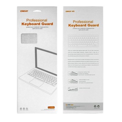 ENKAY TPU Soft Keyboard Protector Transparent Cover Skin for MacBook Pro / Air (13.3 inch / 15.4 inch / 17.3 inch)