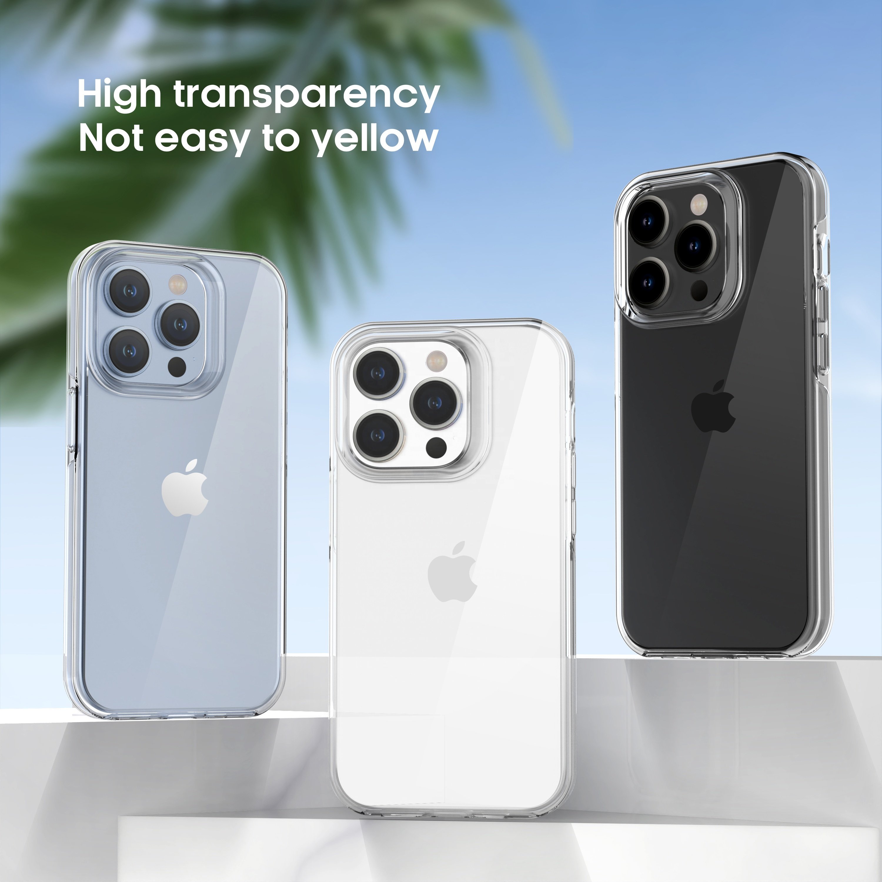 Hot Selling TPU UV-hardened Neo Hybrid Case Transparent PC Phone Cover For Iphone 14 Pro Max Accept Sample