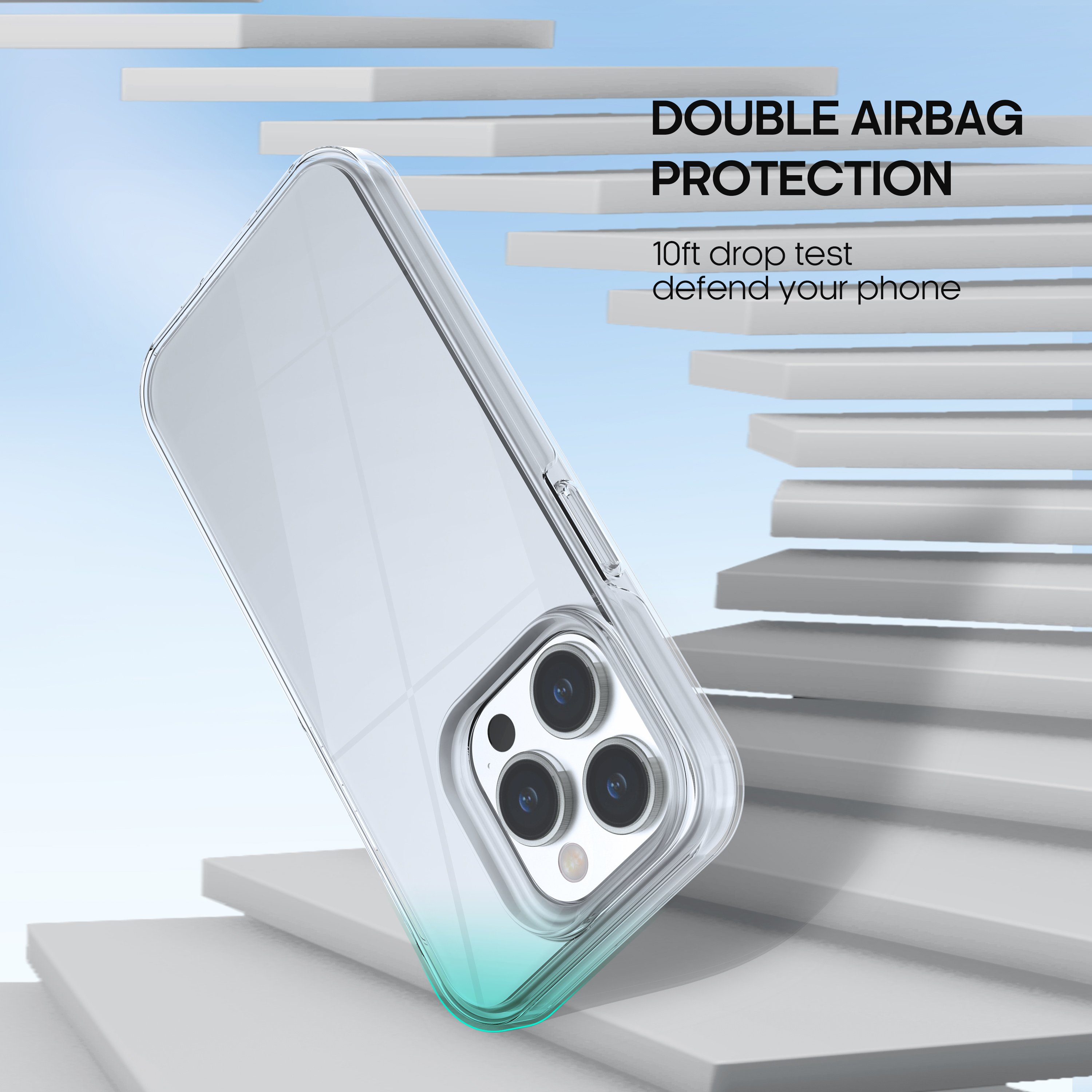 Hot Selling TPU UV-hardened Neo Hybrid Case Transparent PC Phone Cover For Iphone 14 Pro Max Accept Sample