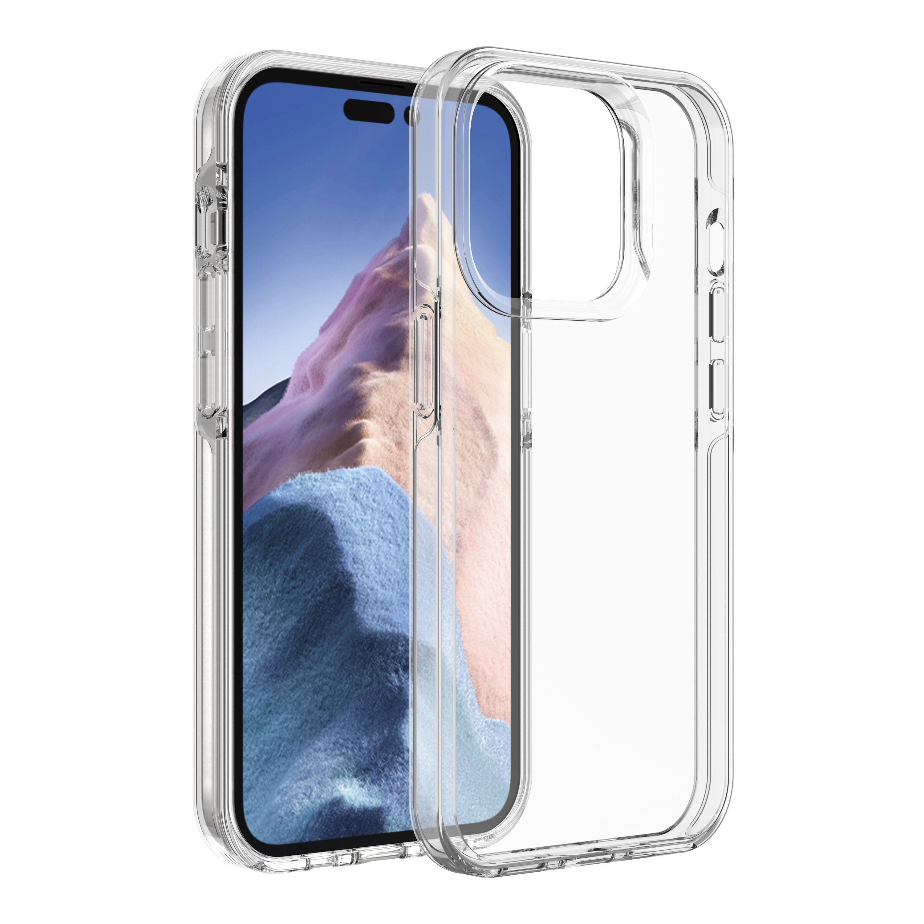 Hot Selling TPU UV-hardened Neo Hybrid Case Transparent PC Phone Cover For Iphone 14 Pro Max Accept Sample