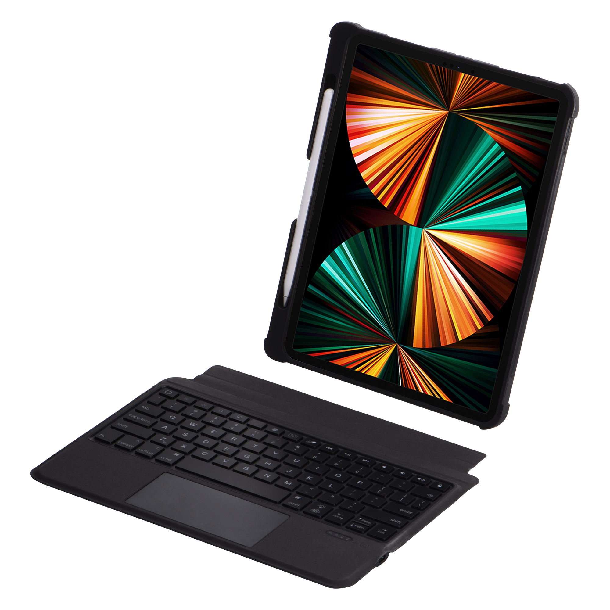Smart keyboard case for ipad air 4 10.9 inch Touchpad keyboard pro 11 inch Tablet Pu cover RBG Keyboard
