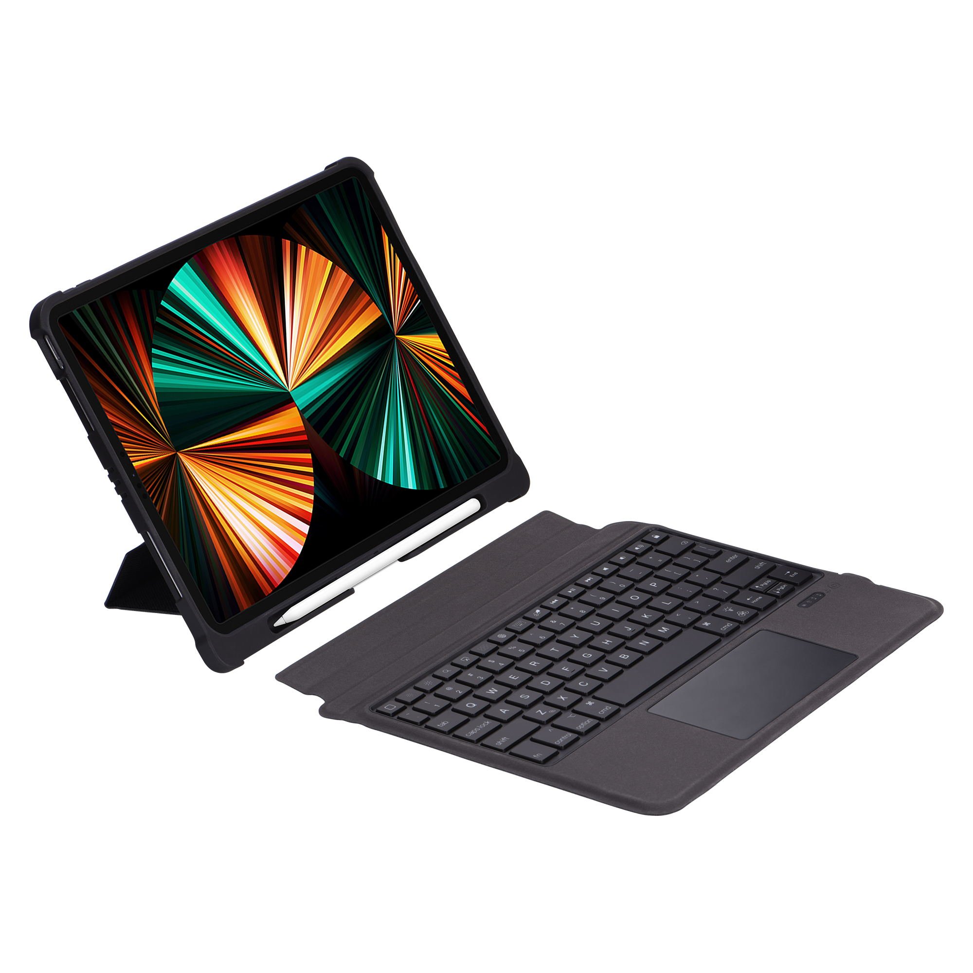 Smart keyboard case for ipad air 4 10.9 inch Touchpad keyboard pro 11 inch Tablet Pu cover RBG Keyboard