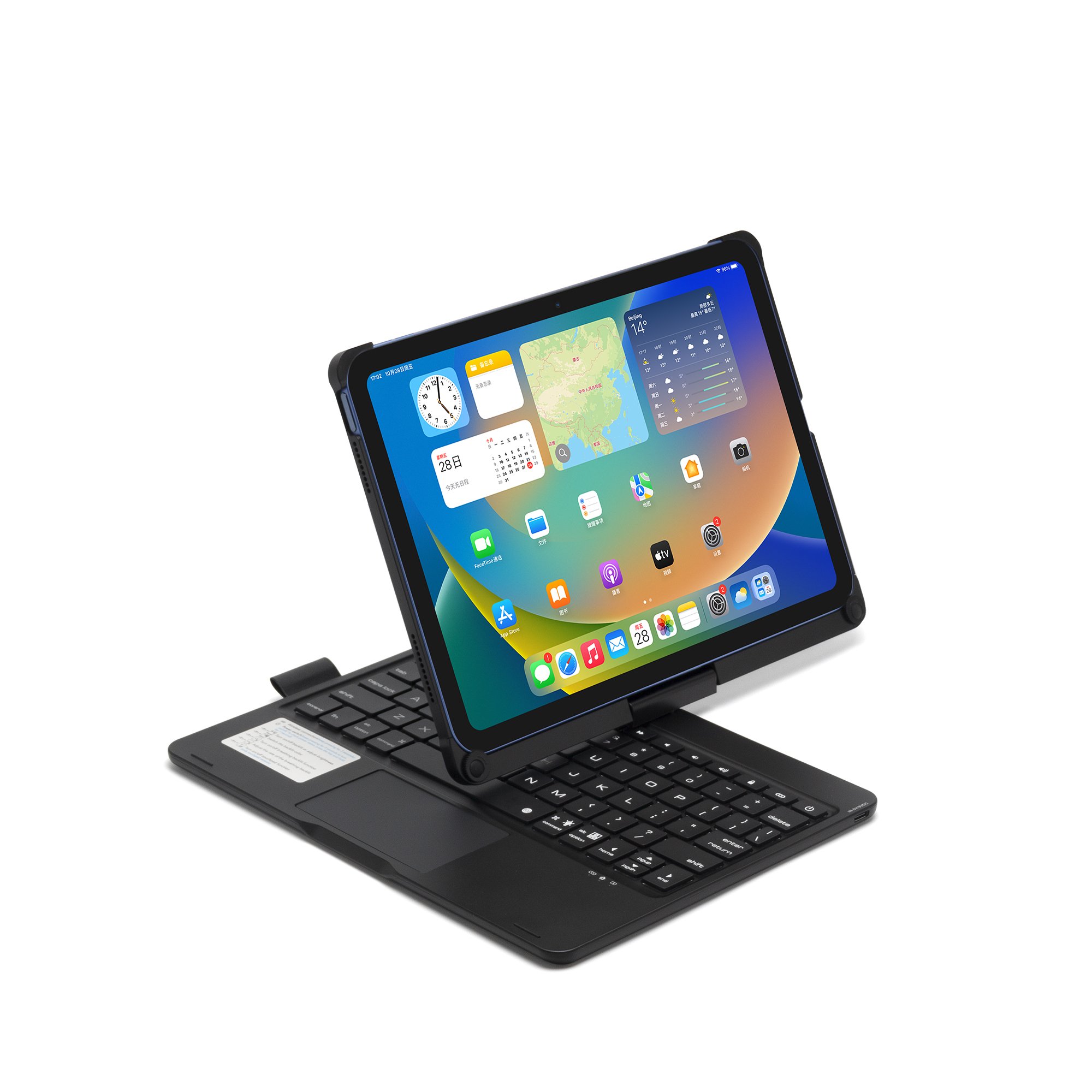 360 degree rotating keyboard case for ipad 10.9 10th generation