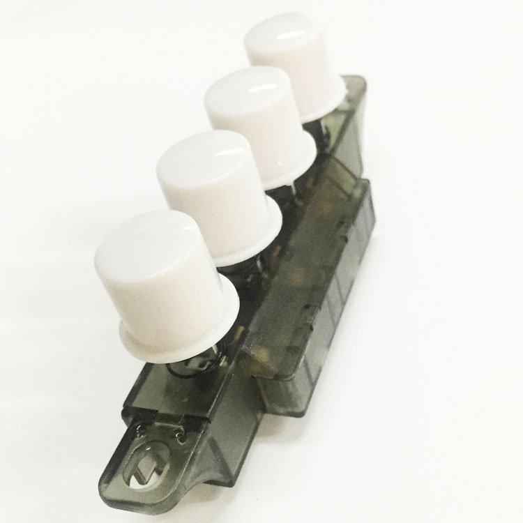 Tuowei 3900-4 blender keyboard switch supplier 1A~120V 1(0.5)A~250V t75 4 pin momentary push button keyboard switch for fan