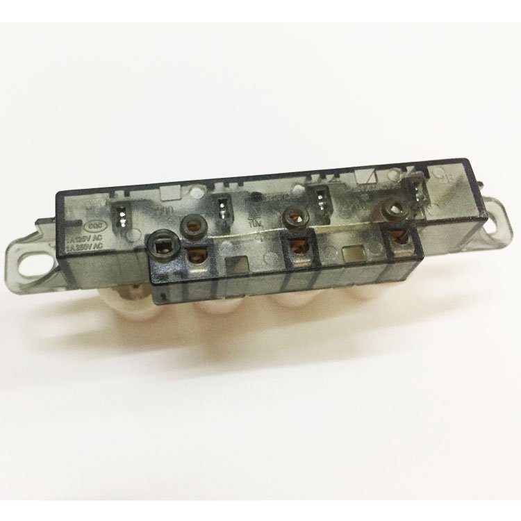 Tuowei 3900-4 blender keyboard switch supplier 1A~120V 1(0.5)A~250V t75 4 pin momentary push button keyboard switch for fan