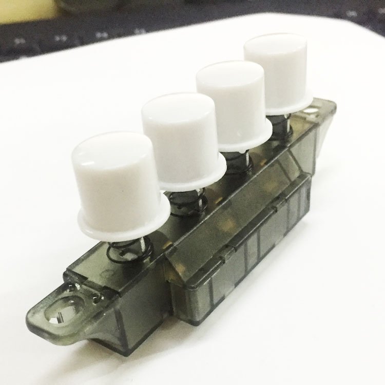 Tuowei 3900-4 blender keyboard switch supplier 1A~120V 1(0.5)A~250V t75 4 pin momentary push button keyboard switch for fan