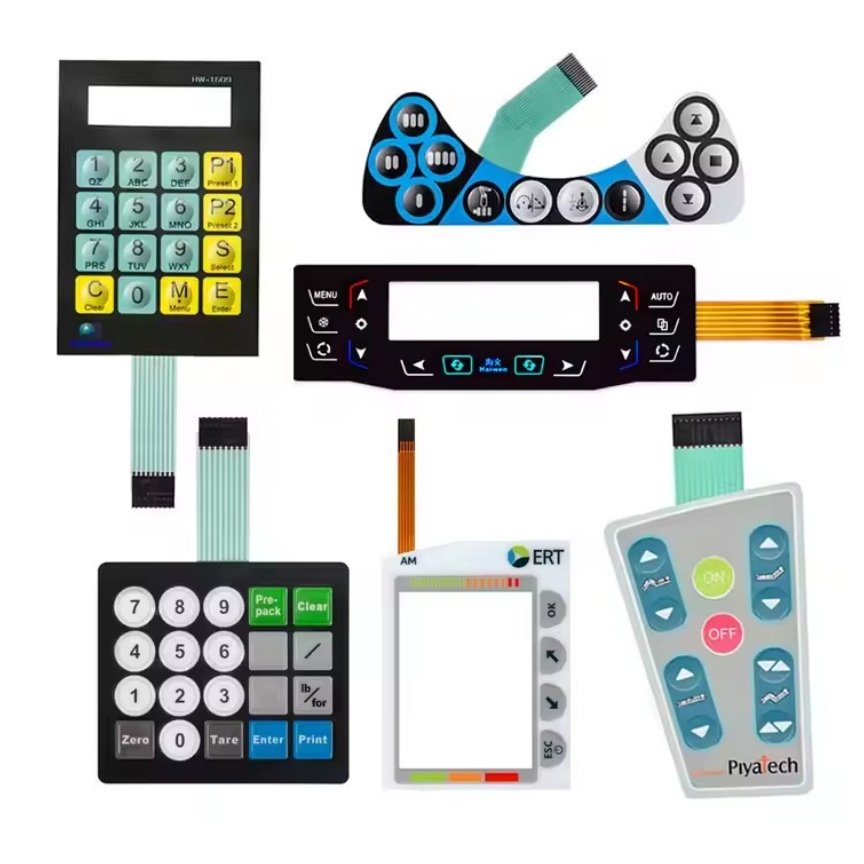 Custom Key Pad Graphic Overlay Button Panel Membrane Keypad Keyboard Membrane Switch OP77A 6AV6641-0BA11-0AX0