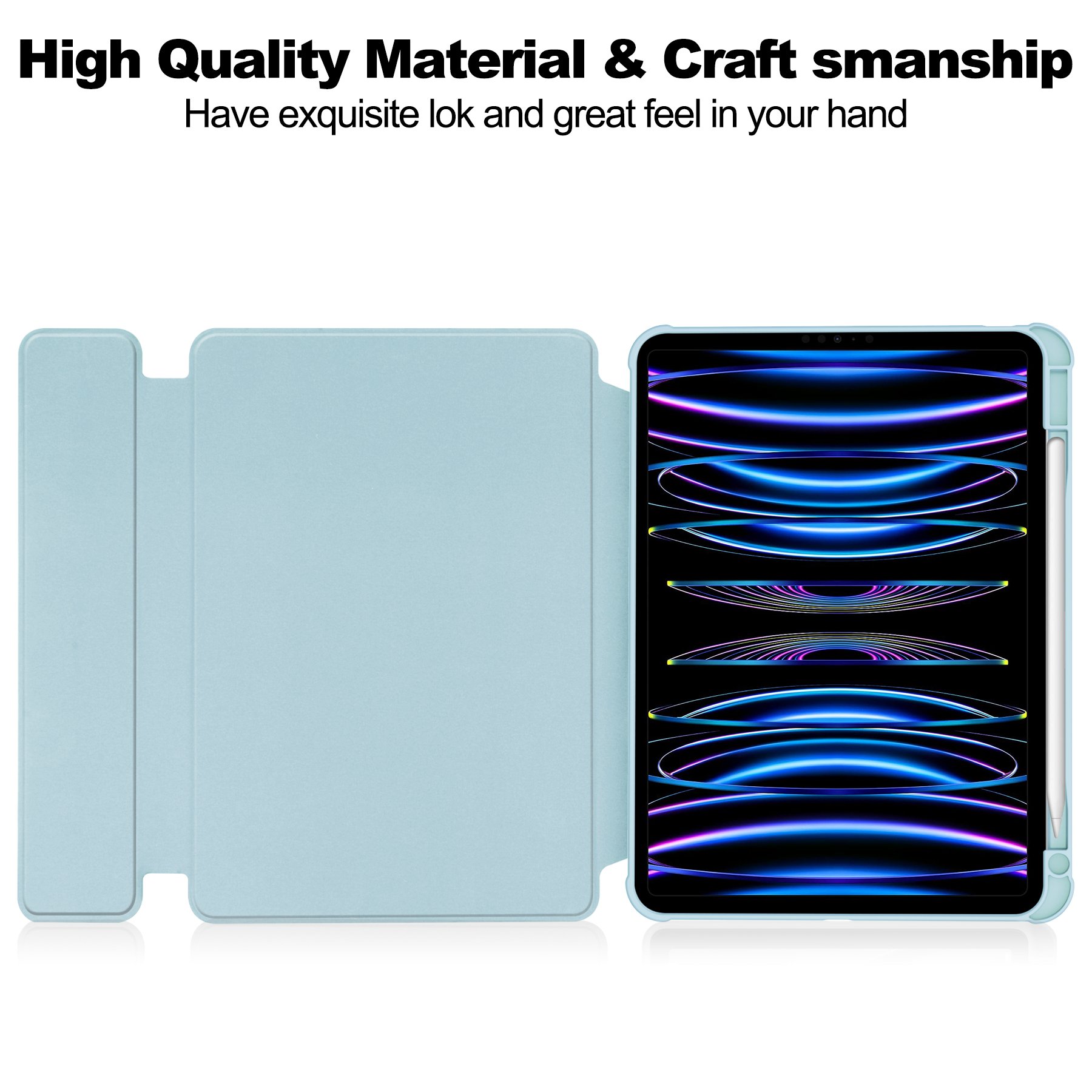 Hot selling 11 inch Wireless Keyboard Protective Case Cover 11" Backlight Touchpad For iPad Pro 11 2024
