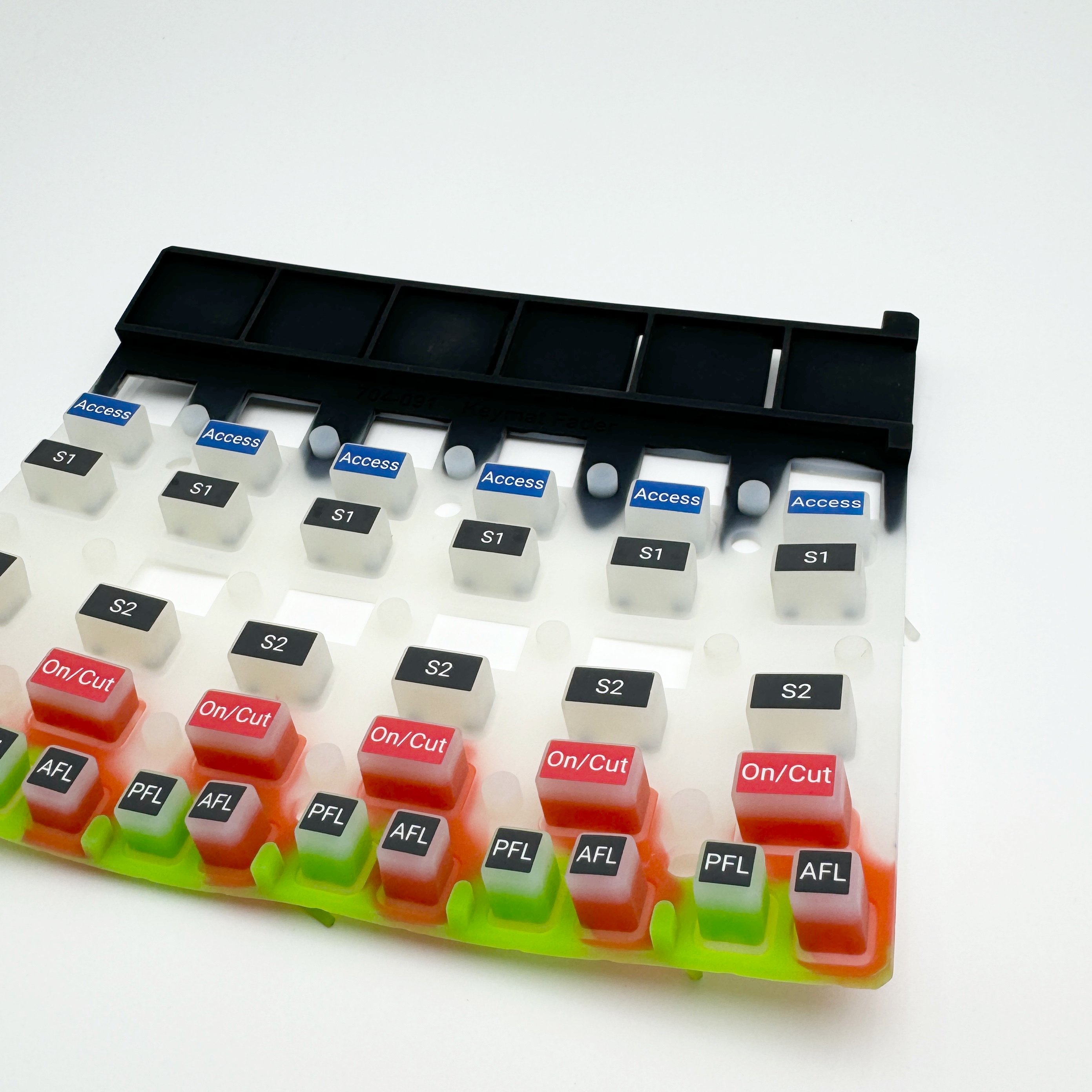 OEM.ODM.Customized mould for silicone products, including button keyboard keypad and switches Using radium engraving technology.