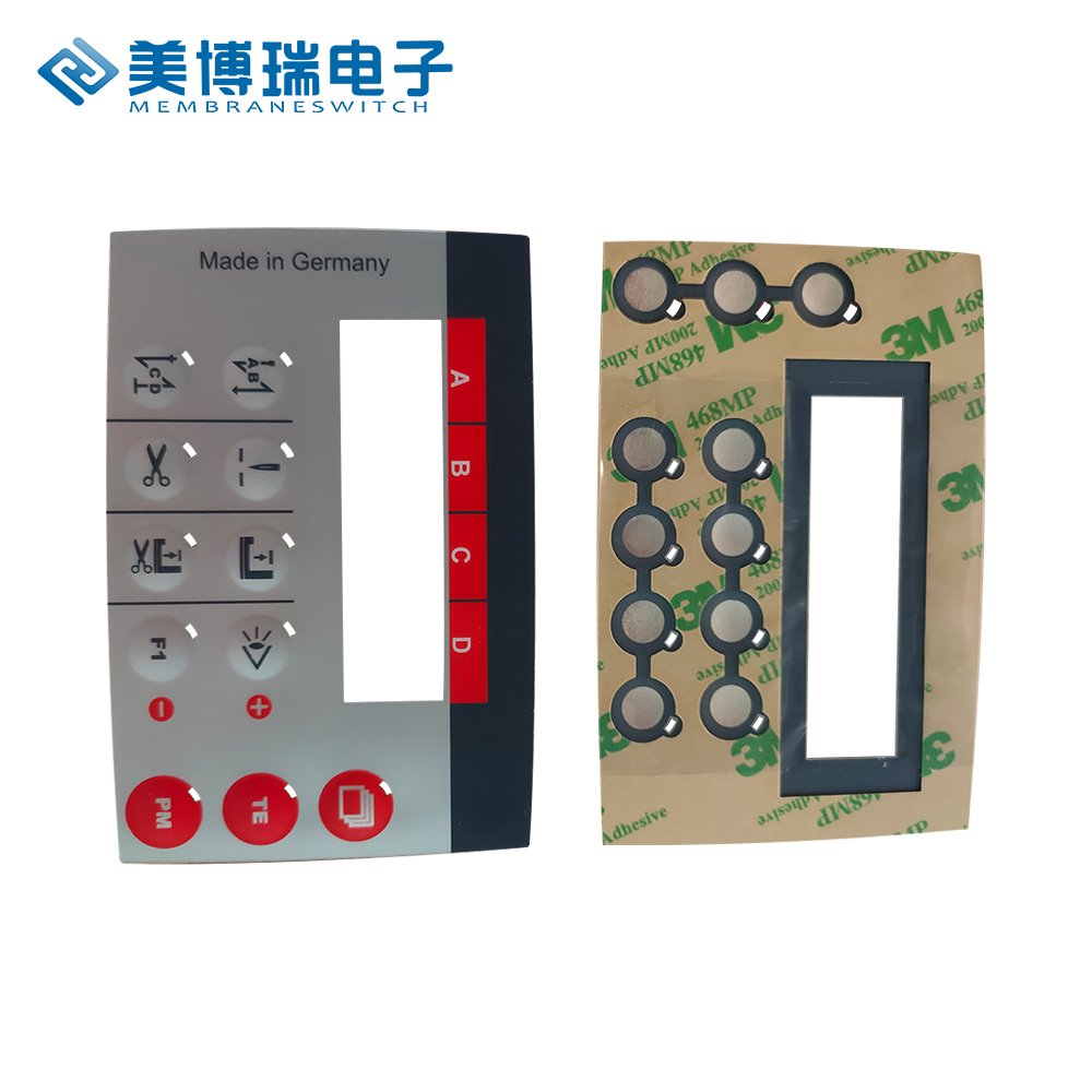 custom button control membrane switch keypad for GPS positioning navigation emergency