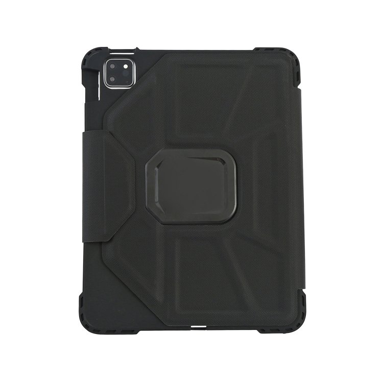 Rugged PU leather portfolio case with bluetooth keyboard shockproof 360 degree rotating cover for iPad 10.9 air 4/5 iPad PRO 11