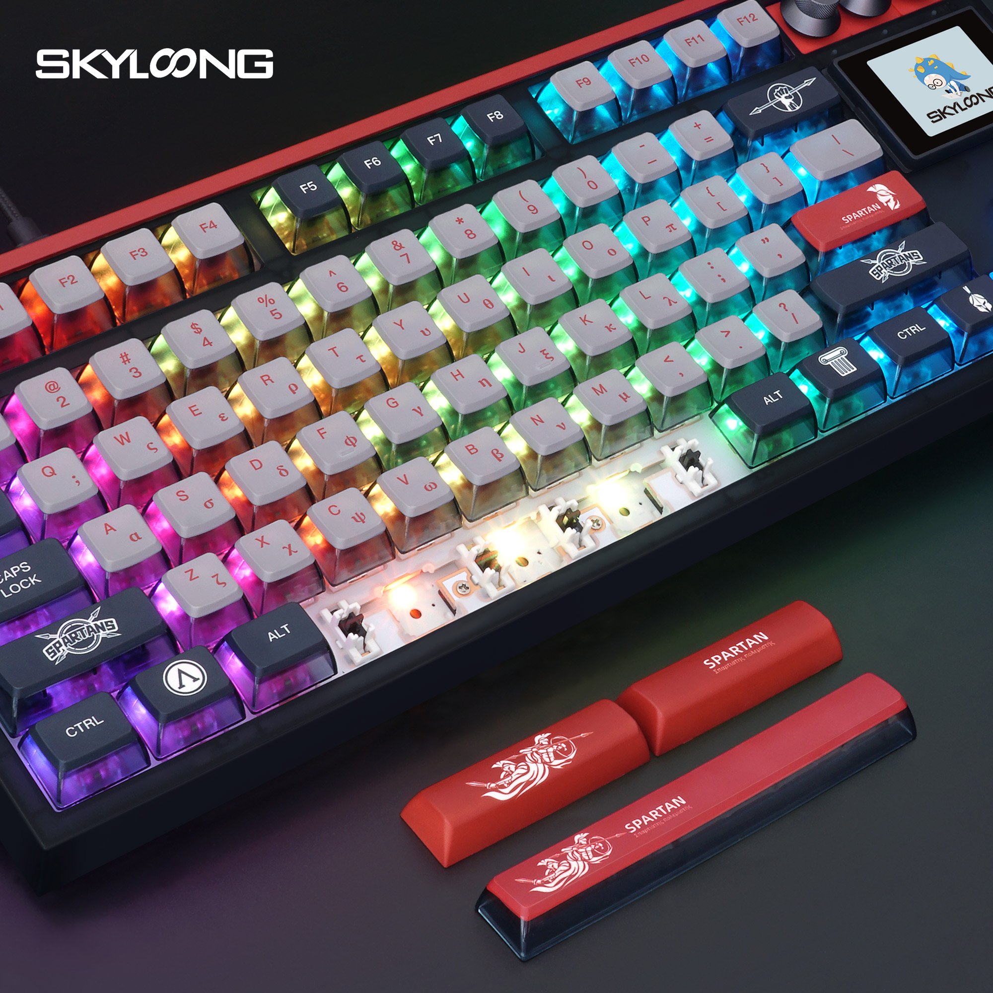 SKYLOONG GK87PRO newest hotswappable 2.4GHZ BT wireless gaming RGB kailh switch 80% TKL 87keys mechanical keyboard
