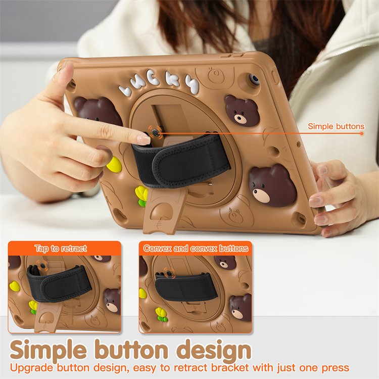 Case for Ipad 10.2 inch 2019/2020/2021with Keyboard Leather Silicone Case For iPad