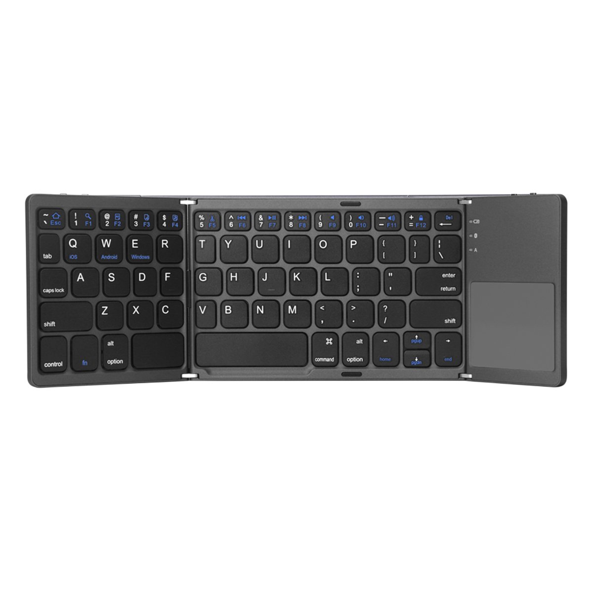 B033plus Hot Sell Portable Foldable keyboard Slim Keyboards Wireless Language Folding Keyboard Super Thin